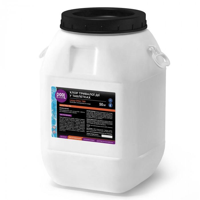 Средство для обеззараживания воды Poolman Long Chlor T90 50 кг - фото 2 Средство для обеззараживания воды Poolman Long Chlor T90 50 кг - фото 2