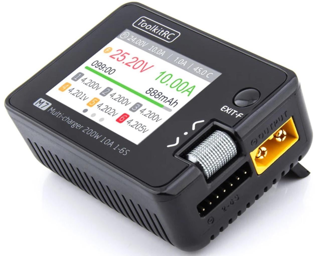 Зарядное устройство ToolkitRC M7 200W 10A 1-6S (2888150958)