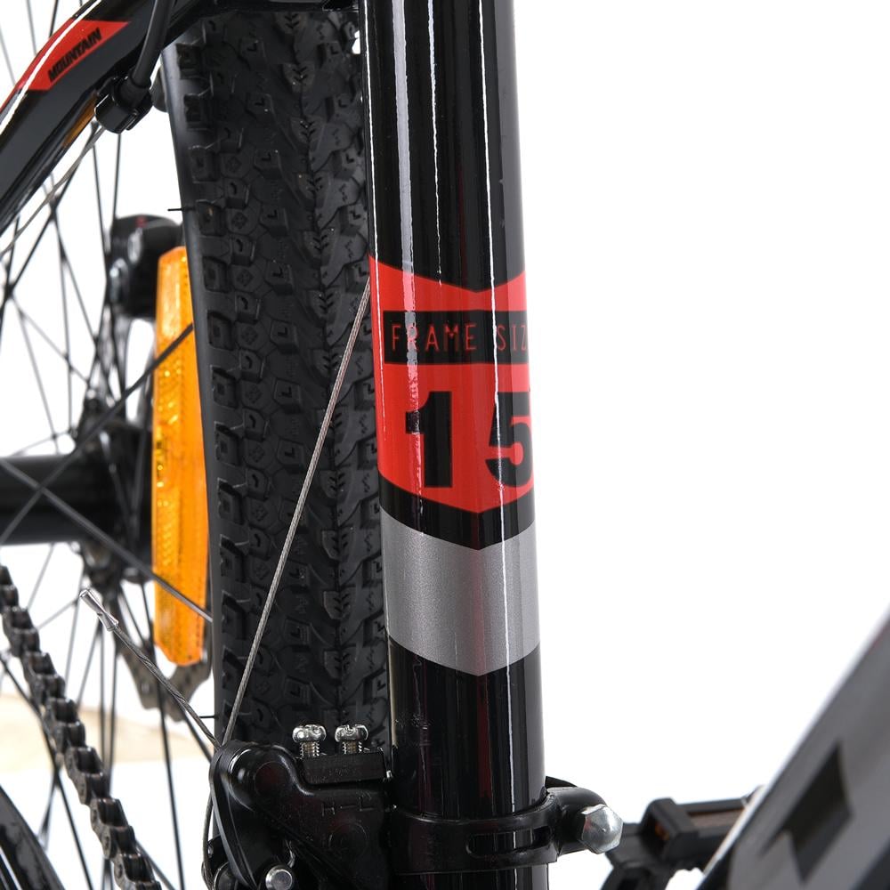 Велосипед для активного отдыха MTB2602 26" Shimano и амортизированным седлом Черно-красный (25157464) - фото 11 Велосипед для активного отдыха MTB2602 26" Shimano и амортизированным седлом Черно-красный (25157464) - фото 11