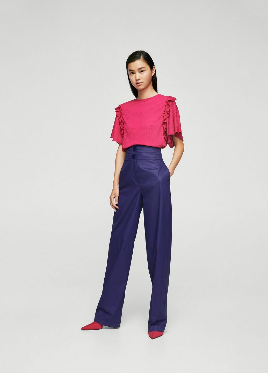 Блузка Mango S Фуксия (2000000827216) - фото 7 Блузка Mango S Фуксия (2000000827216) - фото 7