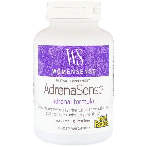 Комплекс для підвищення лібідо Natural Factors WomenSense AdrenaSense Adrenal Formula 120 Veg Caps (NFS04942)
