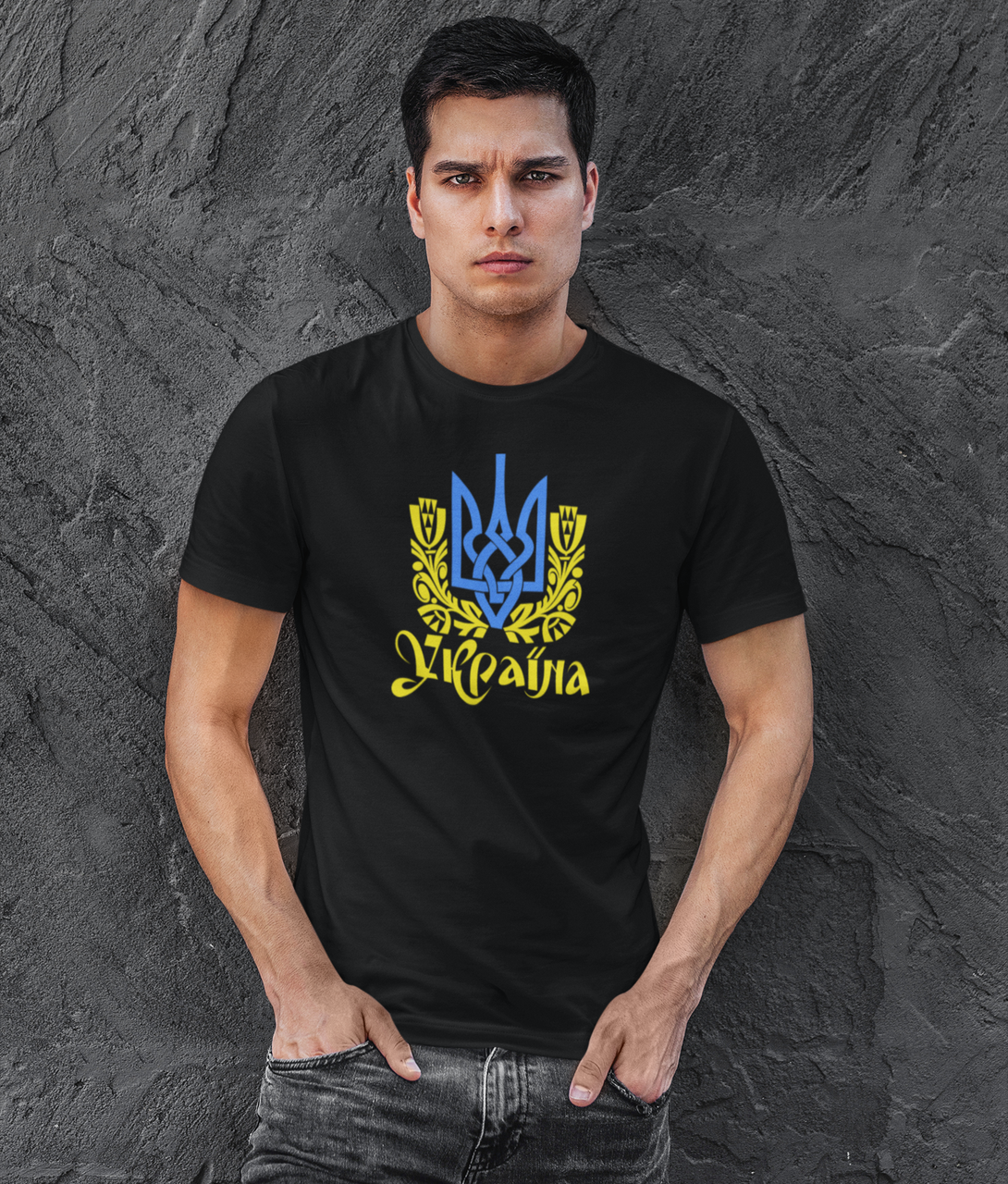 Футболка Mishe 110000112 з принтом Тризуба XS Чорний (75212643)