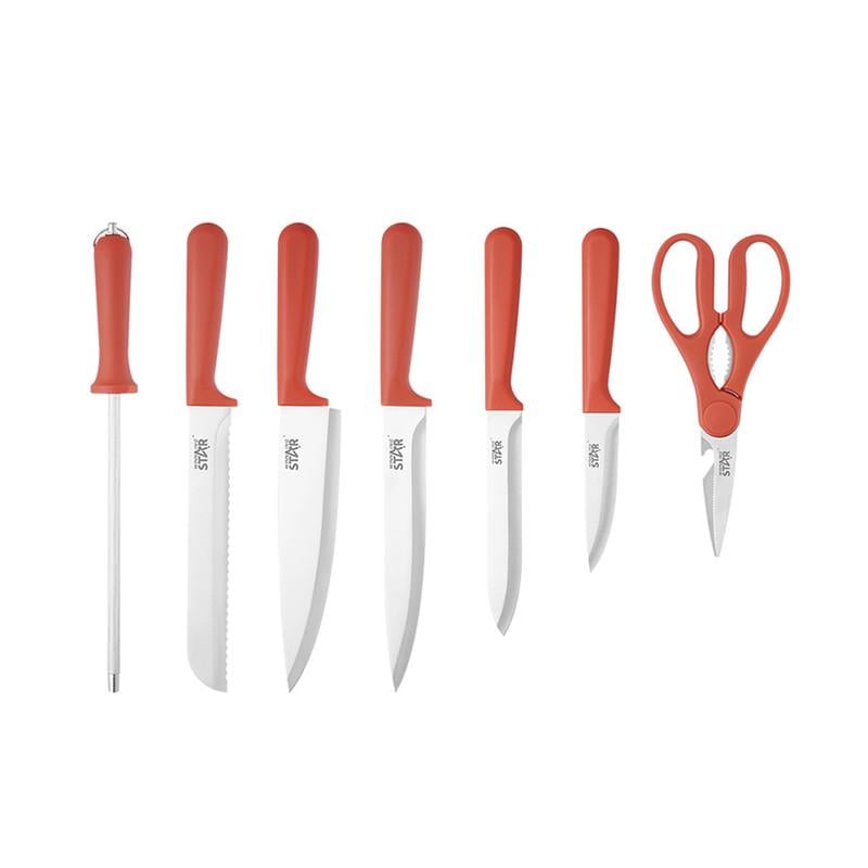 Набор ножей WINNINGSTAR ST-7802 7 пр. Red