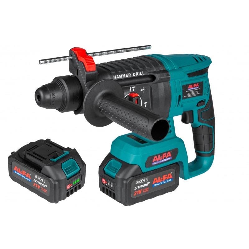 Перфоратор аккумуляторный AL-FA ALCRH1-21VBL 26 мм SDS-plus 2,5 Дж (11000)