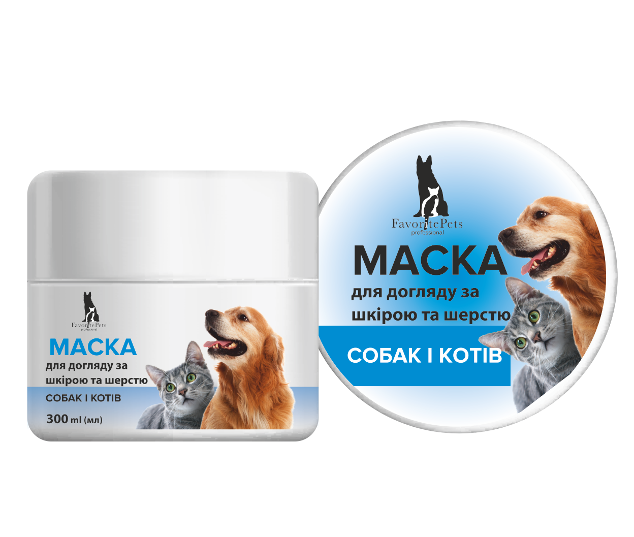 Маска для догляду за шкірою та шерстю собак і котів Favorite Рets 300 мл (00-00029035)