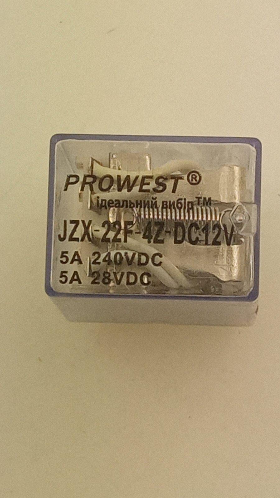 Реле JZX-22F-4Z-DC12V5A/240VAC/5A/28VDC (16801)
