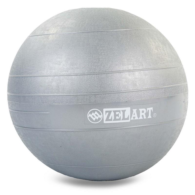 М'яч медичний слембол для кросфіту Zelart Record SLAM BALL FI-5165-6 6 кг Сірий (DR003516) - фото 2