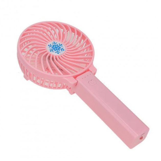 Вентилятор ручной Memos handy mini fan со складной ручкой аккумуляторный Розовый (26943993) Вентилятор ручной Memos handy mini fan со складной ручкой аккумуляторный Розовый (26943993)