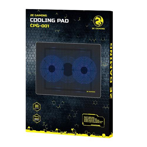 Подставка для ноутбука 2E GAMING CPG-001 14" 340x242x15 мм 2xUSB Black (587246) - фото 9