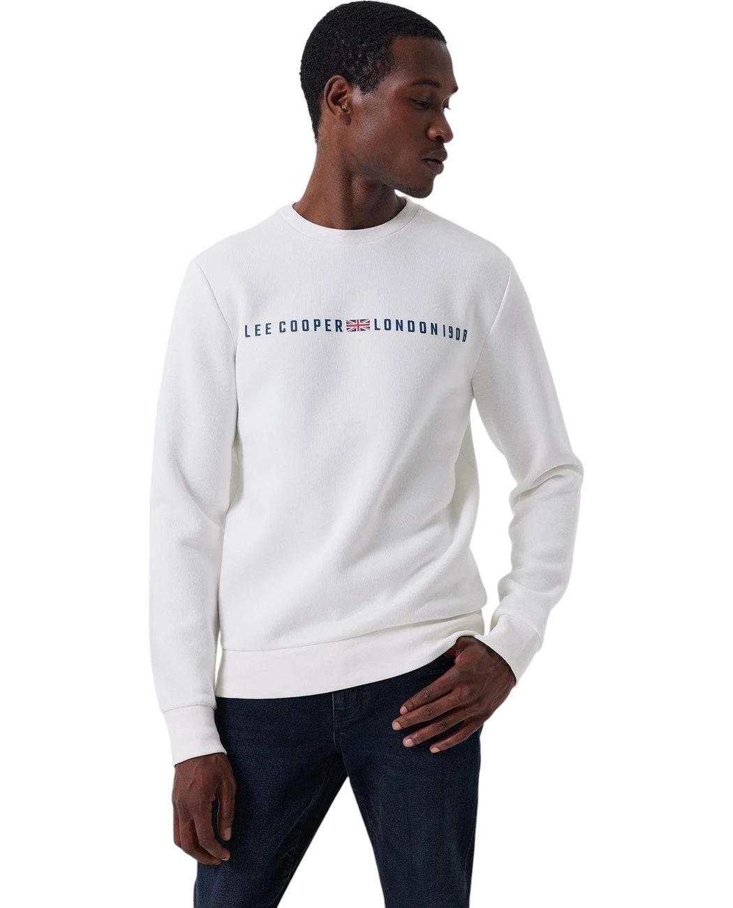 Світшот чоловічий Lee Cooper Steward 241LCM241003.1101 XXL Білий (8682272499984) - фото 3 Світшот чоловічий Lee Cooper Steward 241LCM241003.1101 XXL Білий (8682272499984) - фото 3