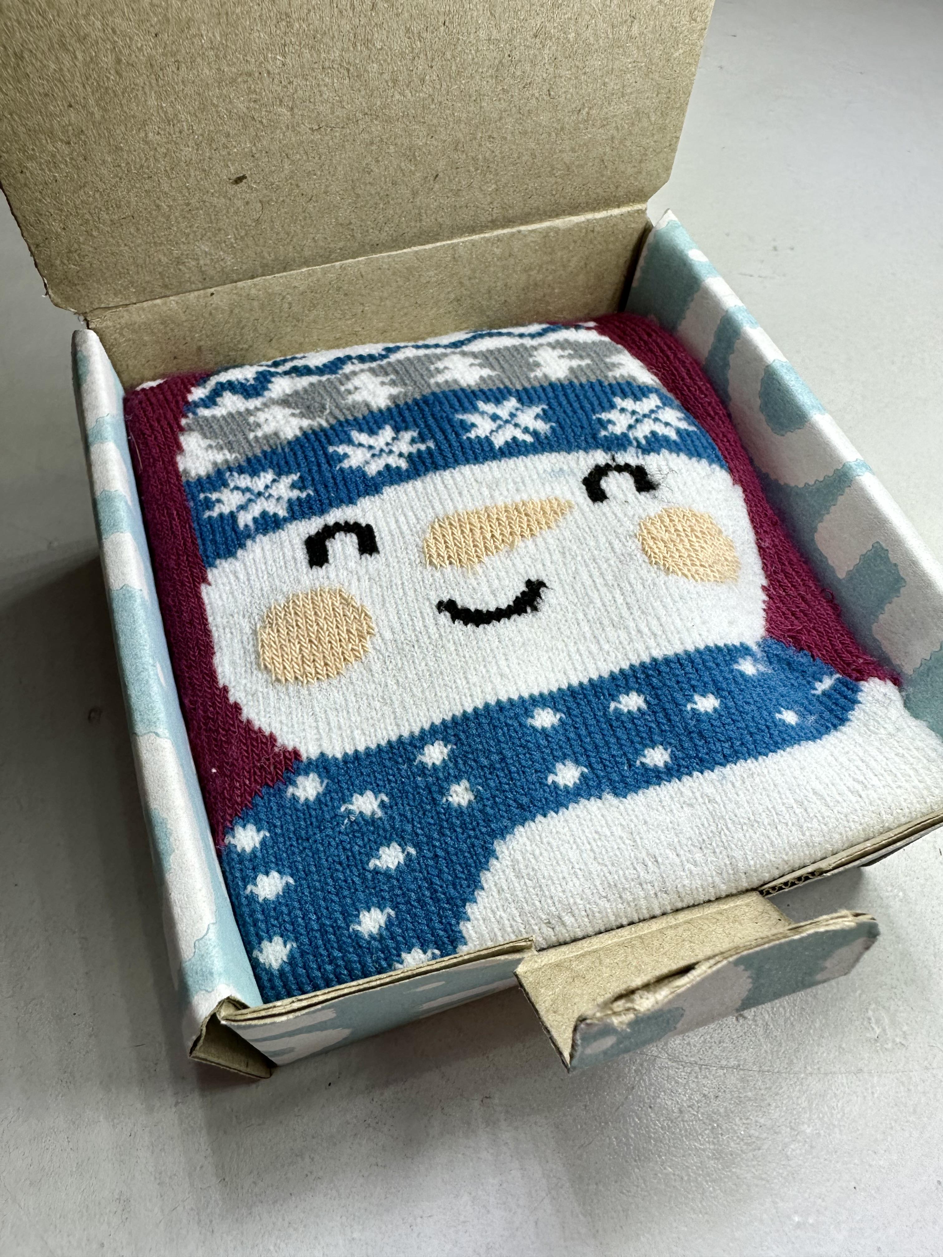 Подарунковий бокс з новорічними шкарпетками (13479315) - фото 2 Подарунковий бокс з новорічними шкарпетками (13479315) - фото 2