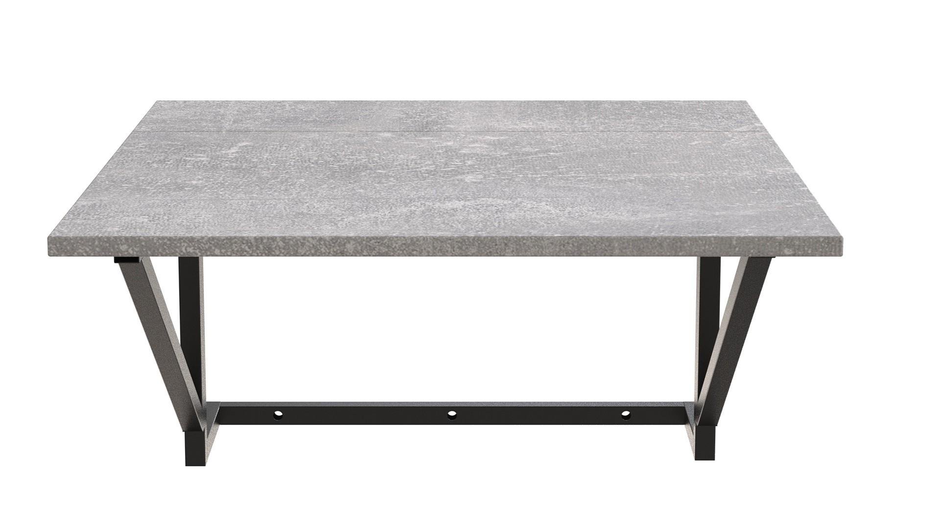 Стол раскладной Ferrum-decor Александр 7 металл/ДСП 16 мм 750x600x700 мм Черный/Бетон (FRD-104898) - фото 4 Стол раскладной Ferrum-decor Александр 7 металл/ДСП 16 мм 750x600x700 мм Черный/Бетон (FRD-104898) - фото 4