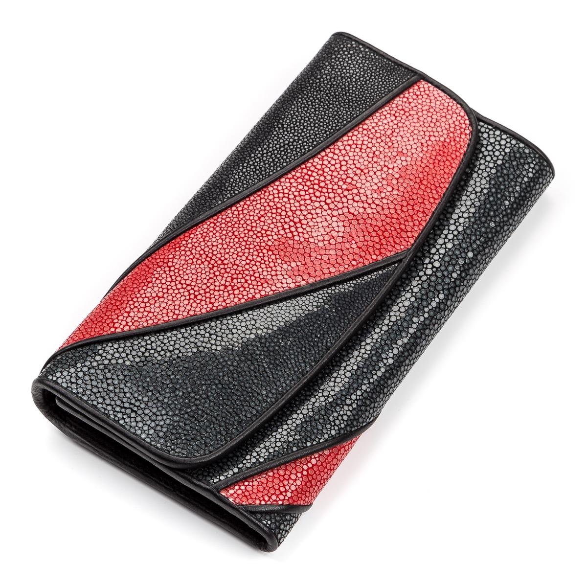 Кошелек женский Stingray leather 18117 кожа Черный