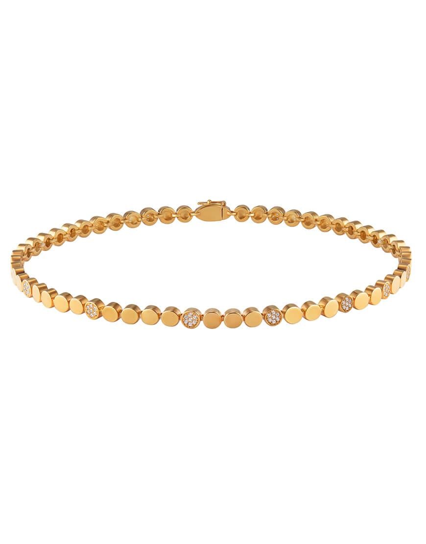 Кольє Magnet w.Zircon жіноче RIMMART JEWELRY золоте 36