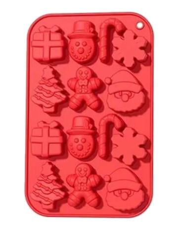 Форма силіконова Winter Fun Red 20,5x13x2 см (30505)