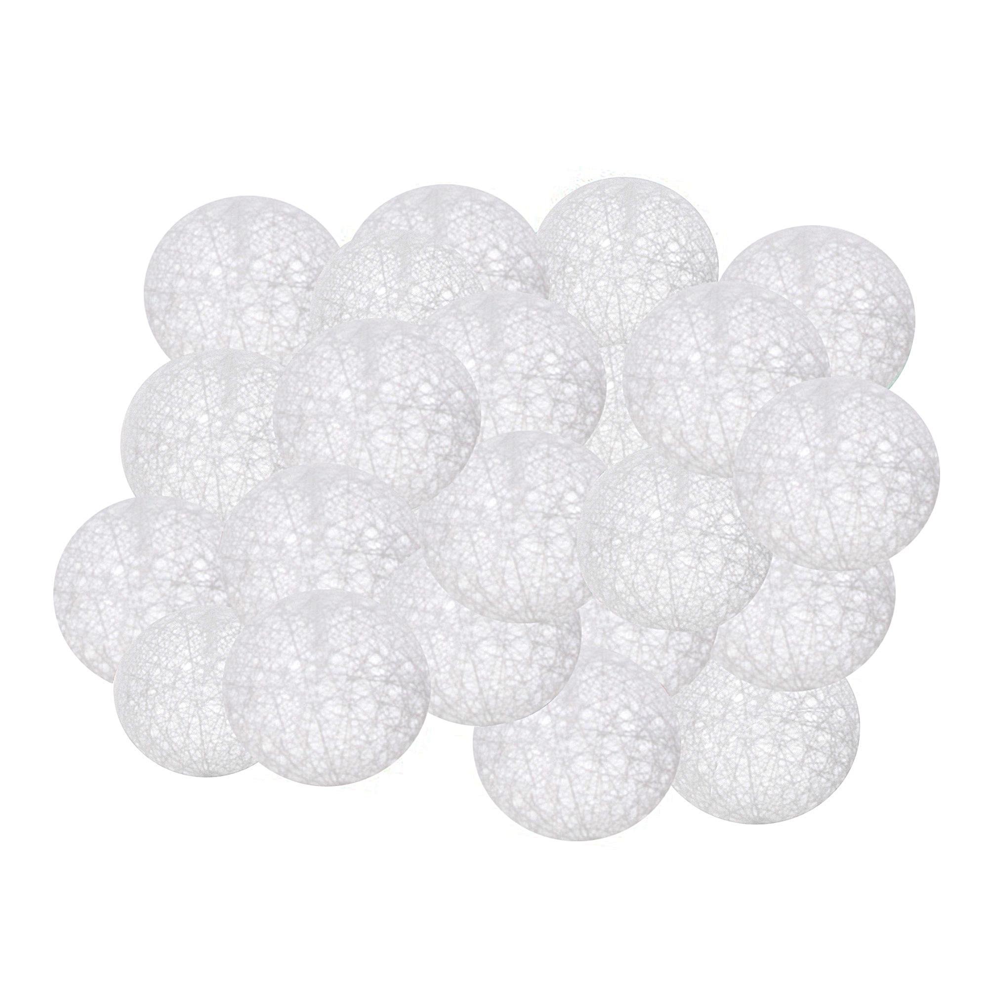 Гірлянда на батарейках Springos Cotton Balls 30 LED 6 м Warm white (CL0049) - фото 7 Гірлянда на батарейках Springos Cotton Balls 30 LED 6 м Warm white (CL0049) - фото 7