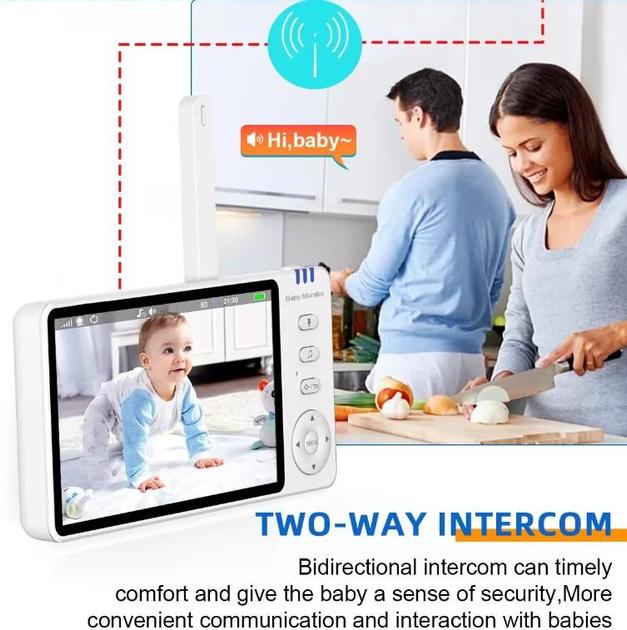 Відеоняня LCD монітором та гнучке кріплення/датчиком звуку з USB 5" (ABM501) - фото 10