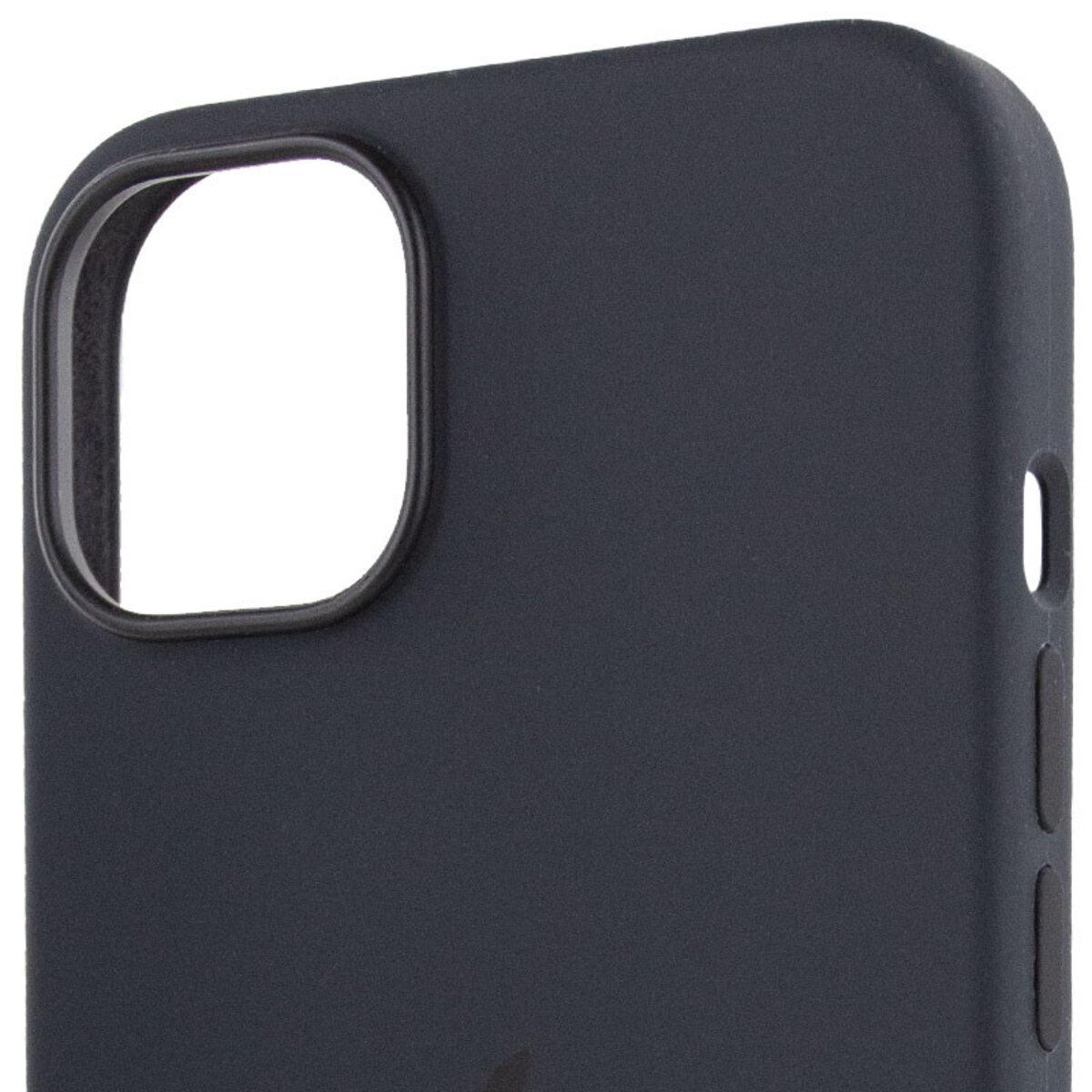 Противоударный чехол Silicone Full Case AAA MagSafe IC для Apple iPhone 14 Pro Midnight - фото 4