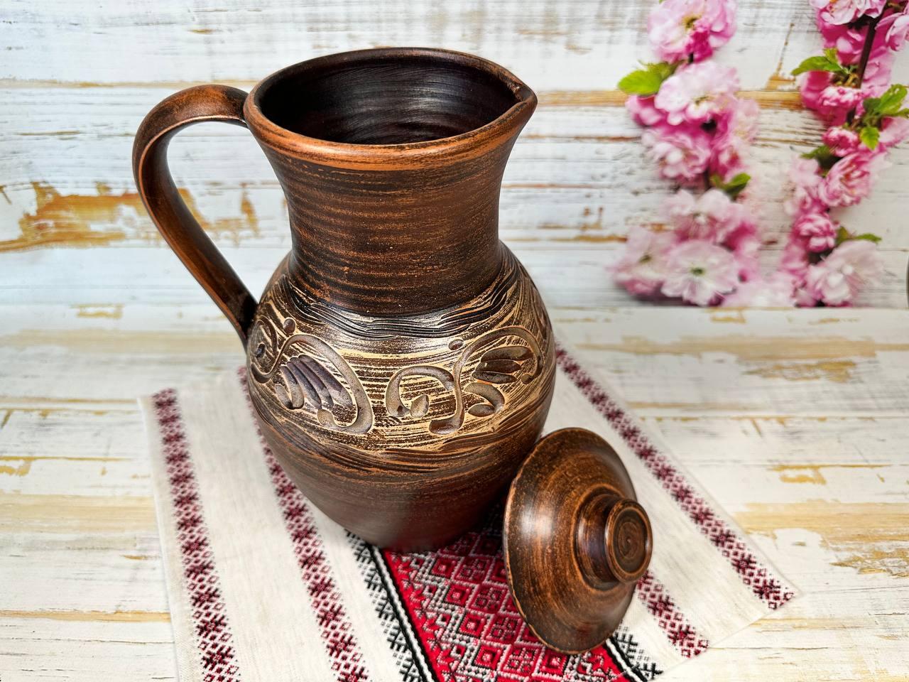 Кувшин глиняный 2,5 л (1985509381) - фото 4 Кувшин глиняный 2,5 л (1985509381) - фото 4