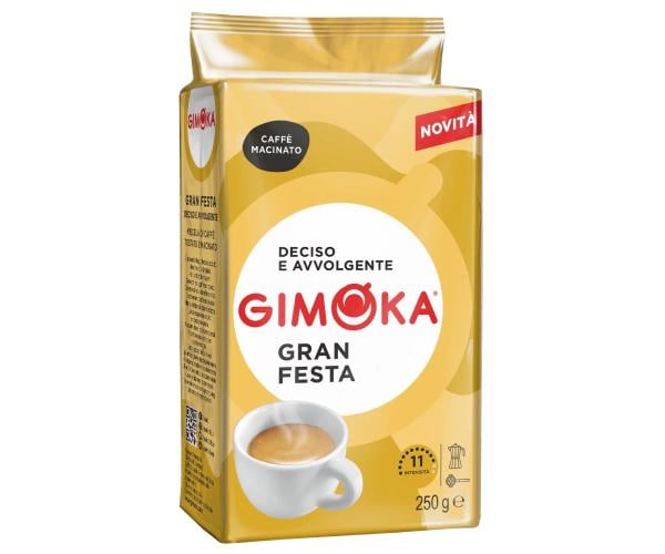 Кофе молотая Gimoka Gran Festa смесь робусты и арабики 250 г