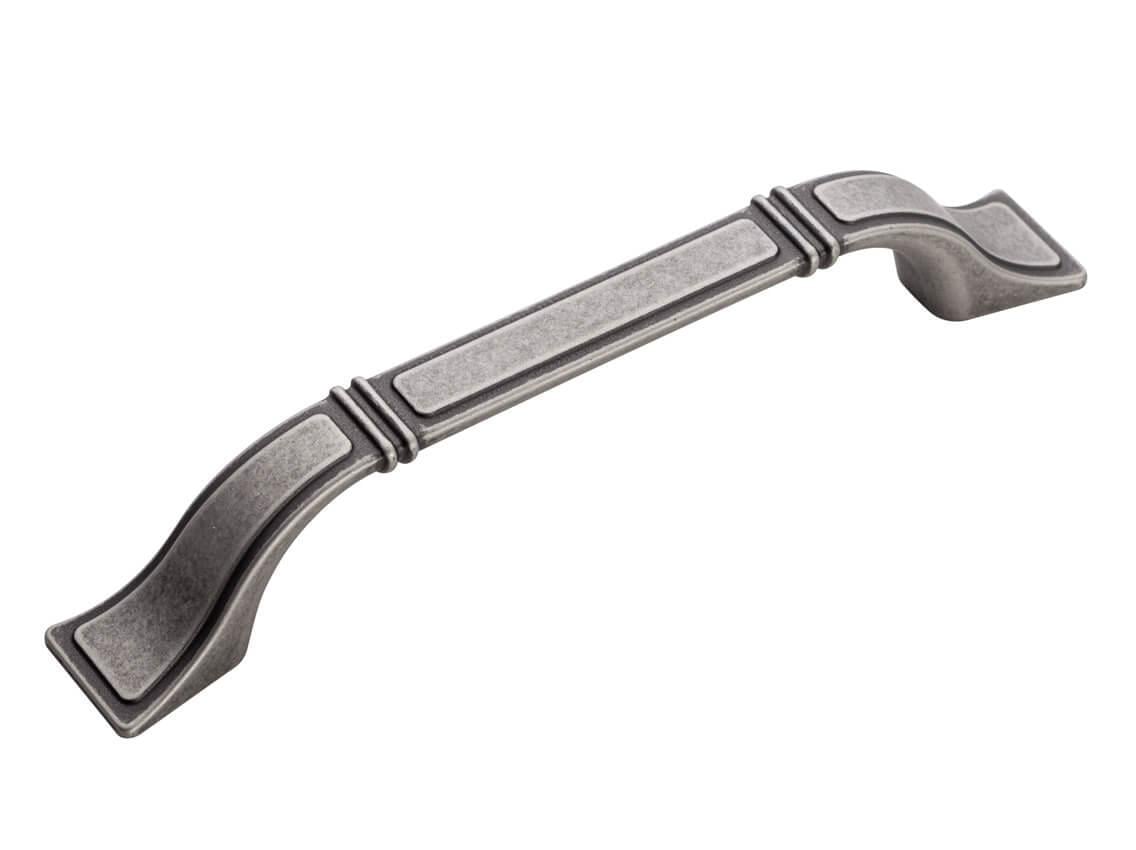 Мебельная ручка-скоба Gamet UR38-0128-G0031 Античное серебро