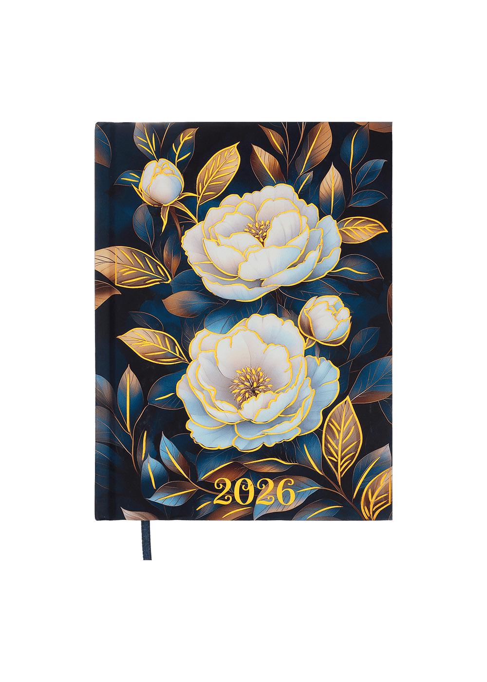 Ежедневник Buromax 2026 FATTORE А5 датированный Темно-синий (BM.2139-03)