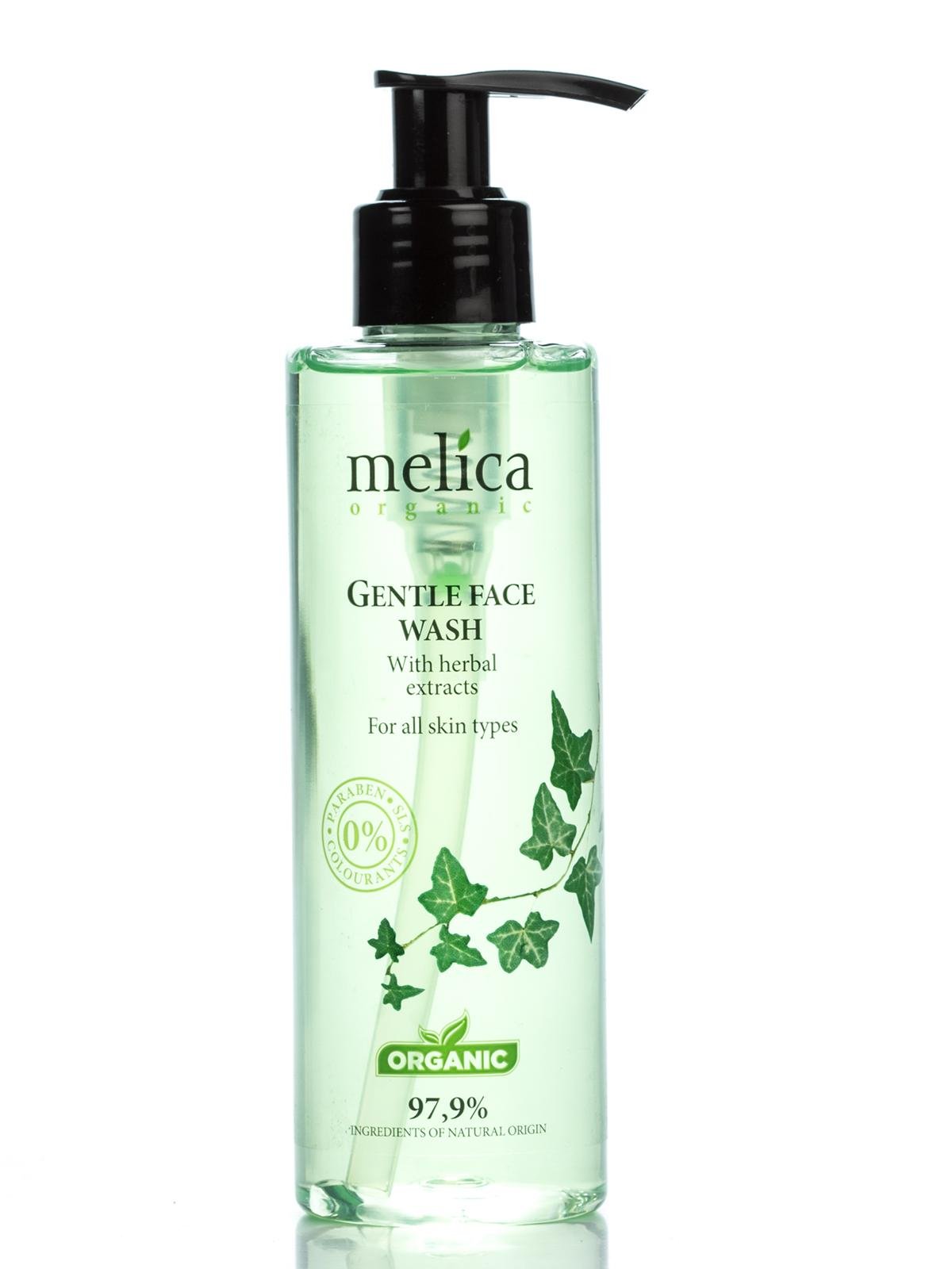 Нежное очищающее средство Melica Organic для лица с растительными экстрактами 200 мл (4770416001057)