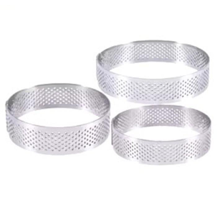 Набор круглых форм перфорированных Empire Круг d 8/7/6 см 3 шт. (7850)