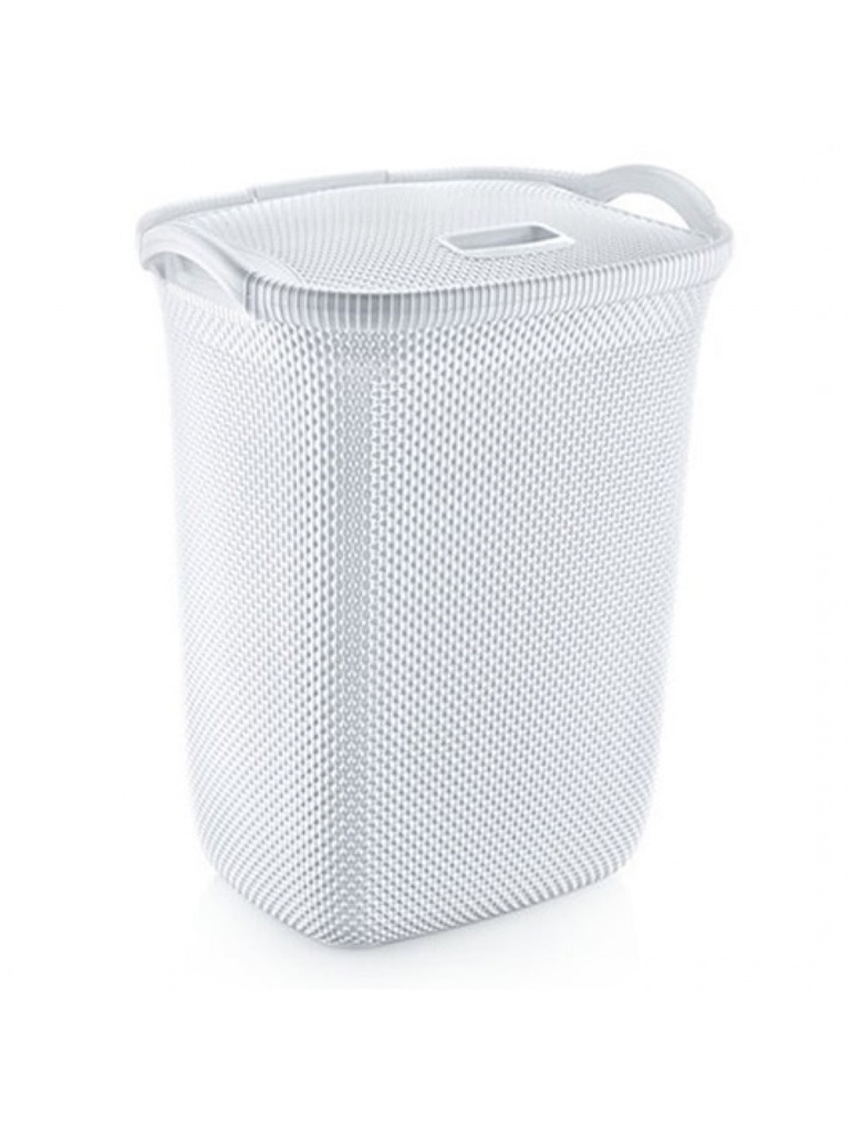 Корзина для белья Honeycomb 63 л 47x37x101,5 см Белый (37206672)