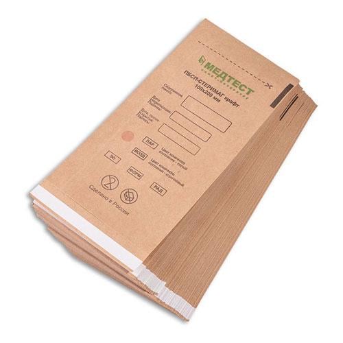Пакет для стерилізації 100х200 100 шт. Крафт (478527)