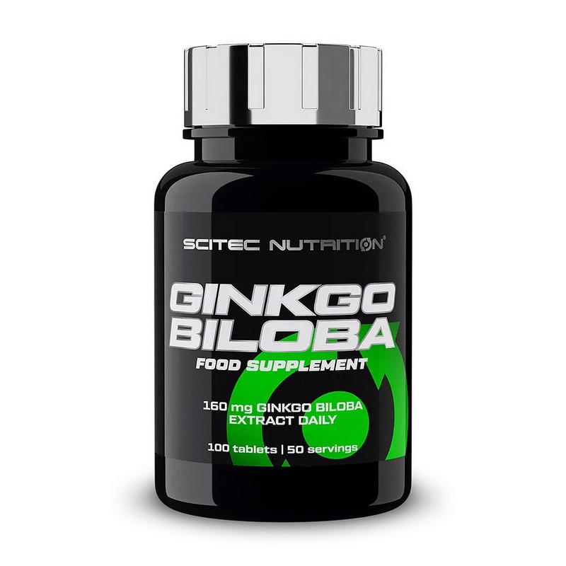 Екстракт листя гінкго білоба Scitec Nutrition Ginkgo Biloba 100 капс. (22299-01)