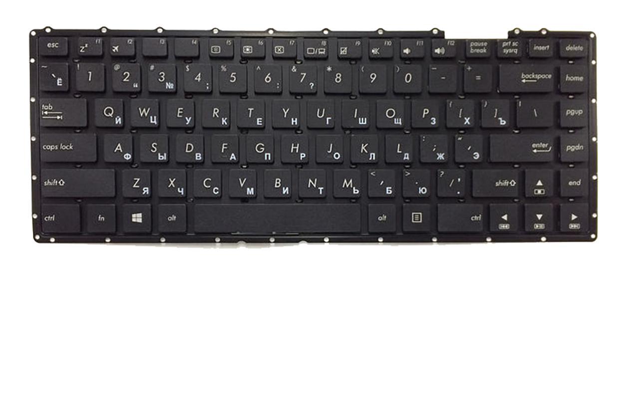 Клавиатура для ноутбука Asus X456 X456UV матовая (0KNB0-4135RU00)