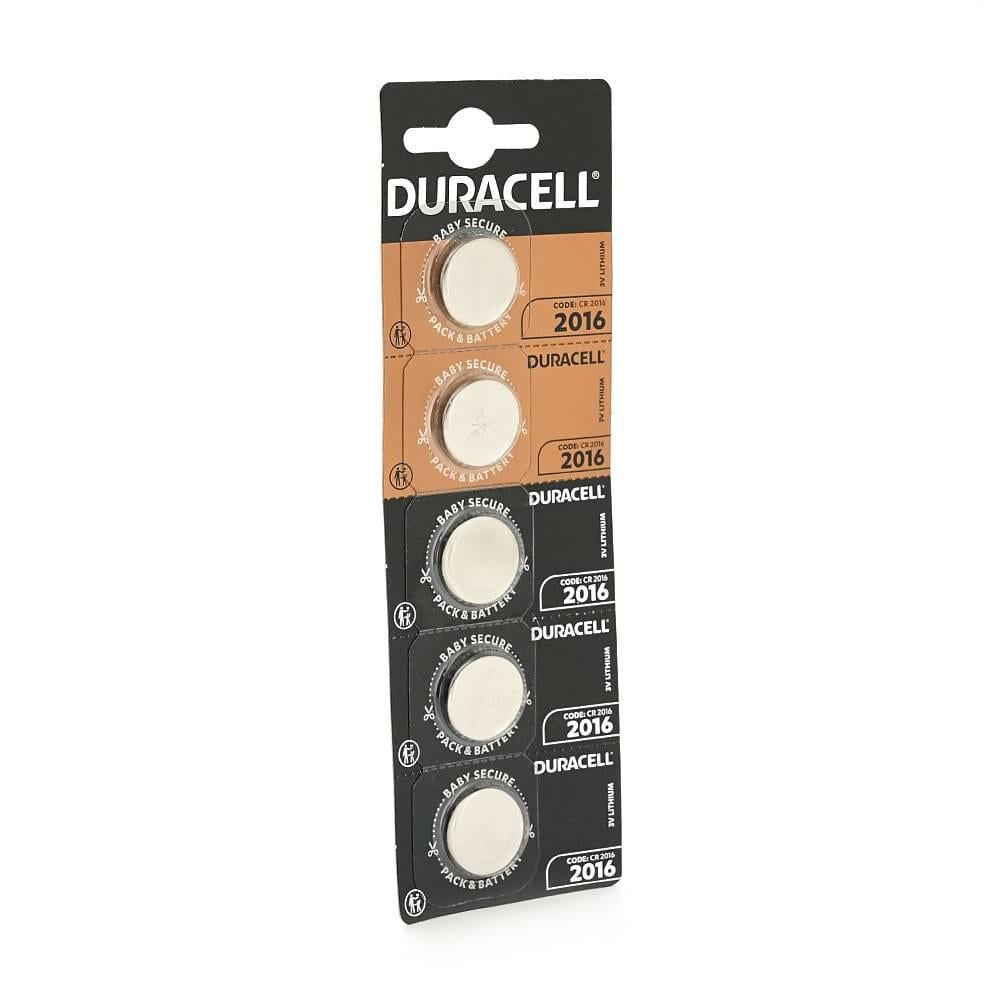 Батарейка літієва Duracell DL2016 5 шт. (26124)