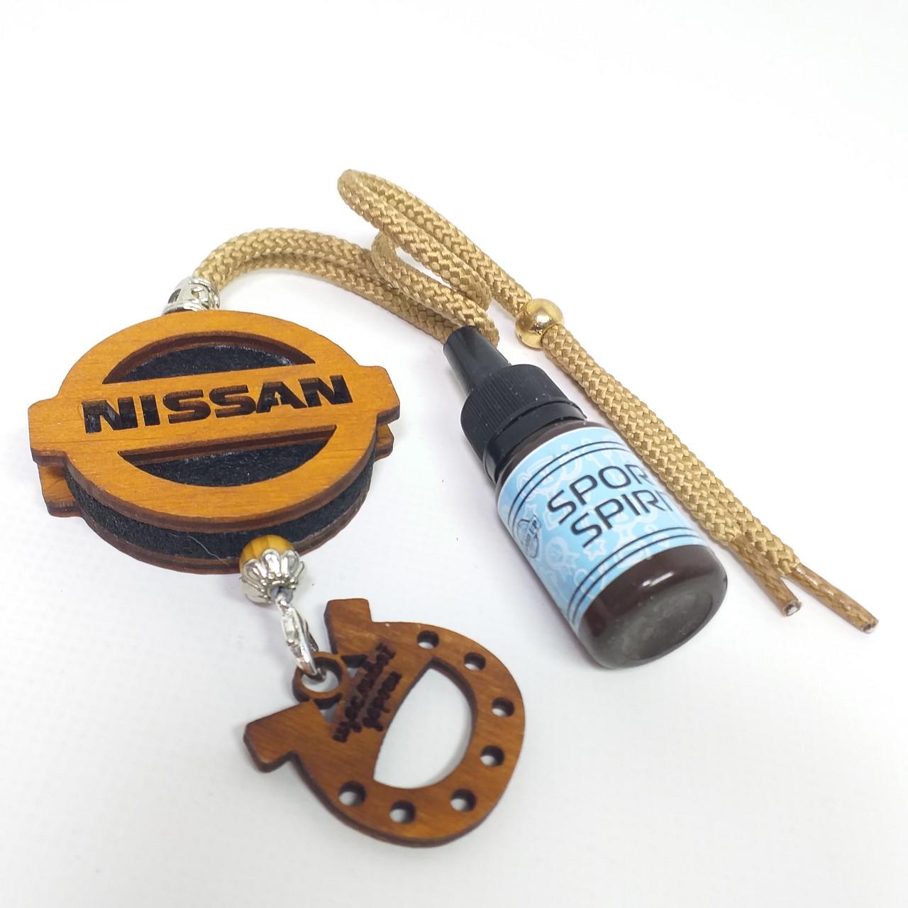 Ароматизатор-подвеска в машину из дерева и войлока с логотипом Nissan и ароматом Sport Spirit (KG-12786) - фото 4 Ароматизатор-подвеска в машину из дерева и войлока с логотипом Nissan и ароматом Sport Spirit (KG-12786) - фото 4