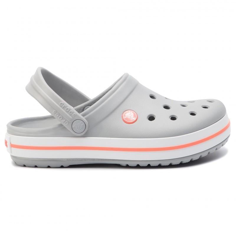 Сабо Crocs Crocband Clog M10W12 р. 43 27,5-28 см Light Grey/Bright Coral (11016-M)