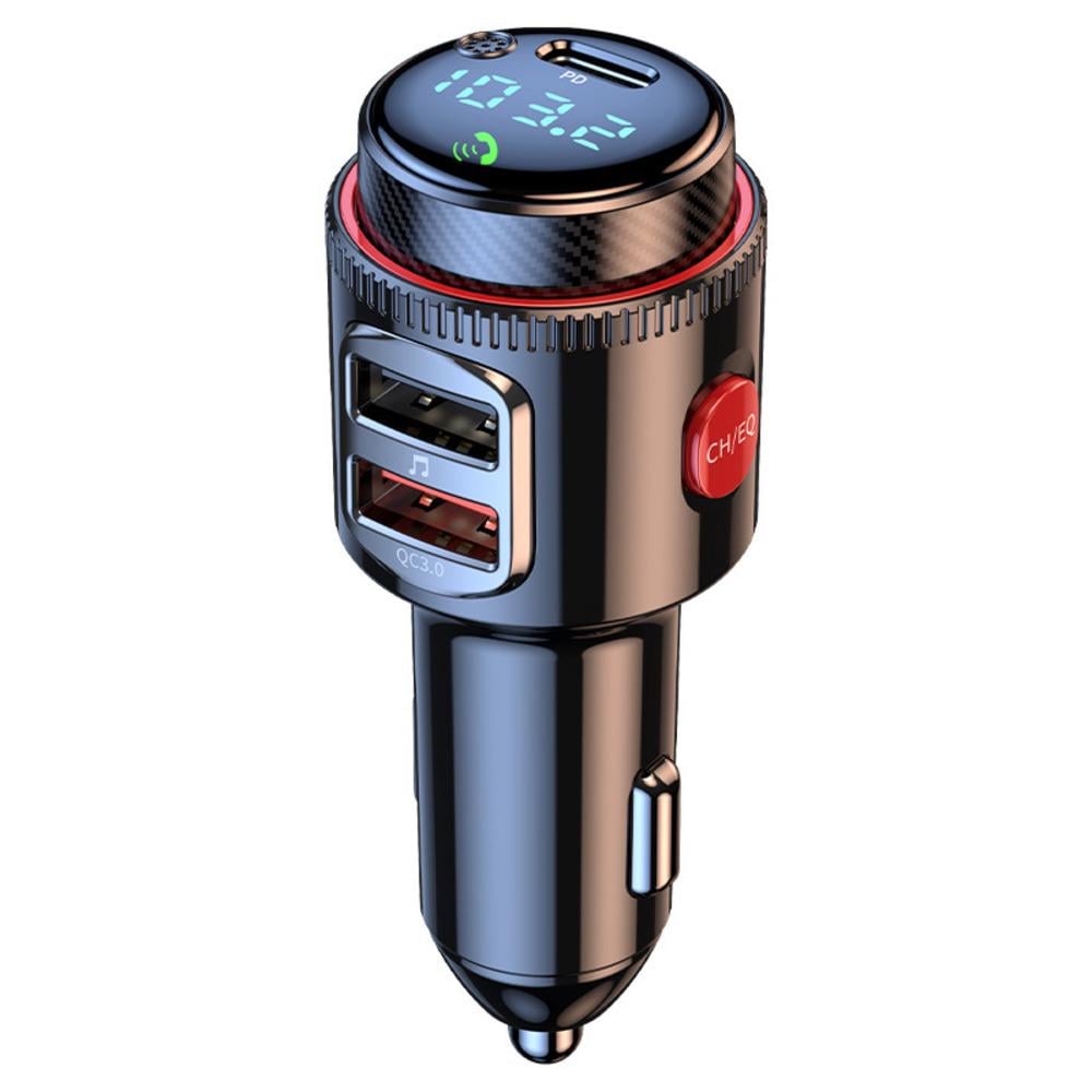 Bluetooth-адаптер автомобільний HY-66 з швидкою зарядкою (1015-851-00)