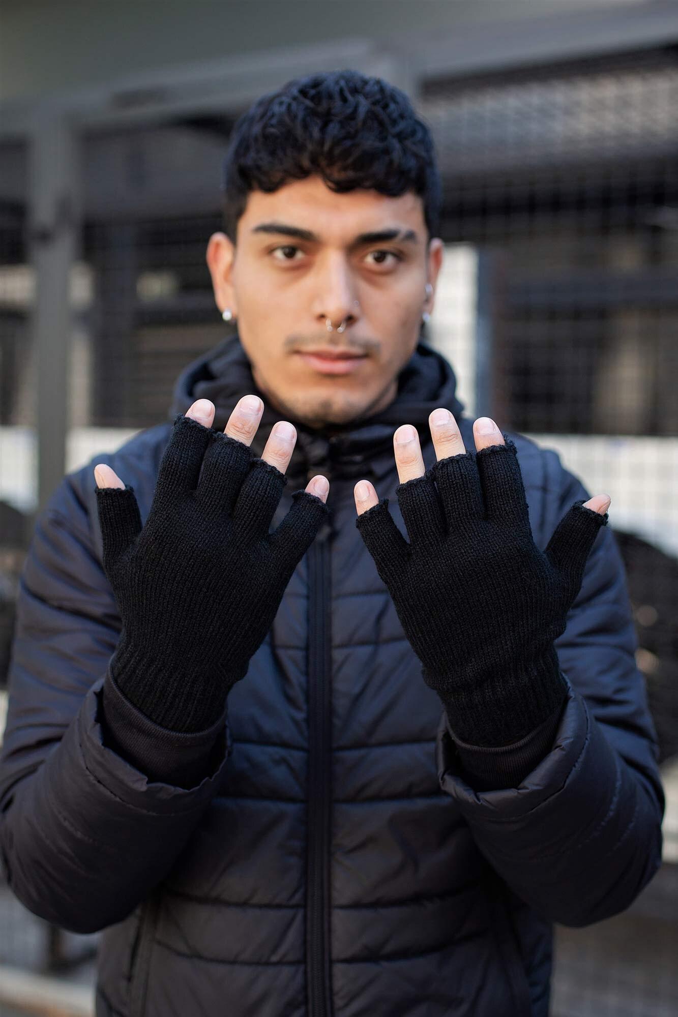 Перчатки Without Finger Black Man (8048379)