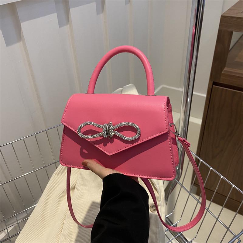 Женская сумка классическая 8424 кросс-боди Розовый (18242856)