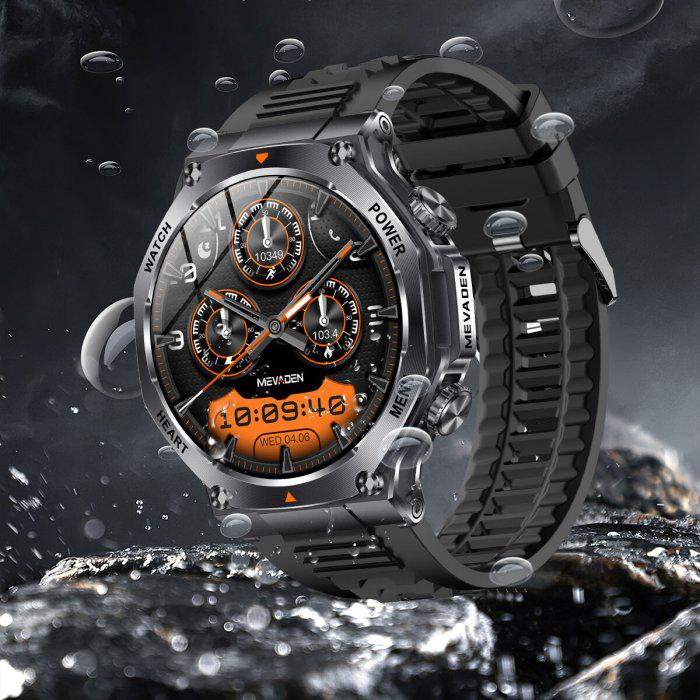 Смарт-годинник UWatch Smart Mevaden Ultra Black Rubber з ремінцями 2 шт. (2044) - фото 18 Смарт-годинник UWatch Smart Mevaden Ultra Black Rubber з ремінцями 2 шт. (2044) - фото 18