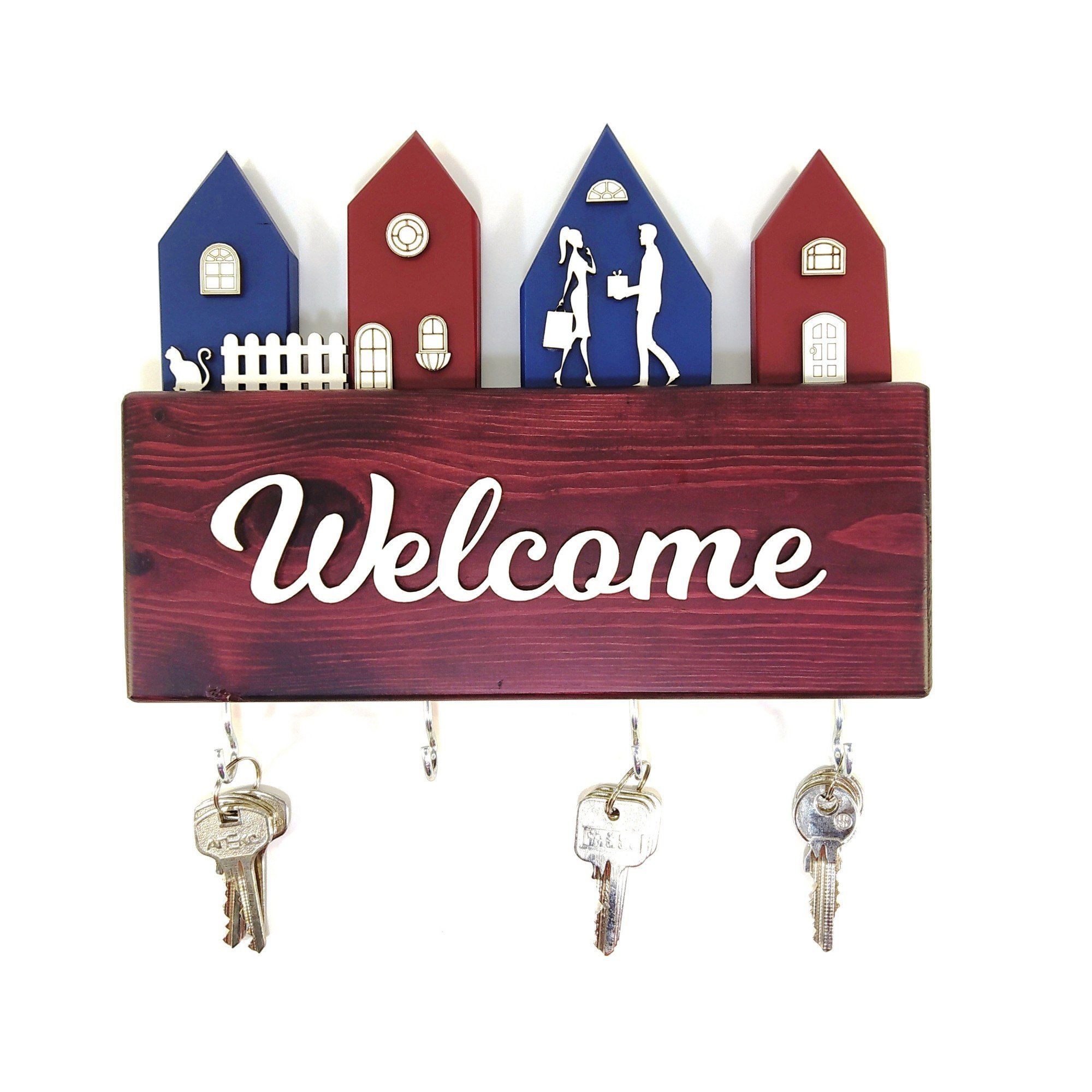 Ключница Майстерня містера Томаса Welcome 28х30х3 см (21654209)