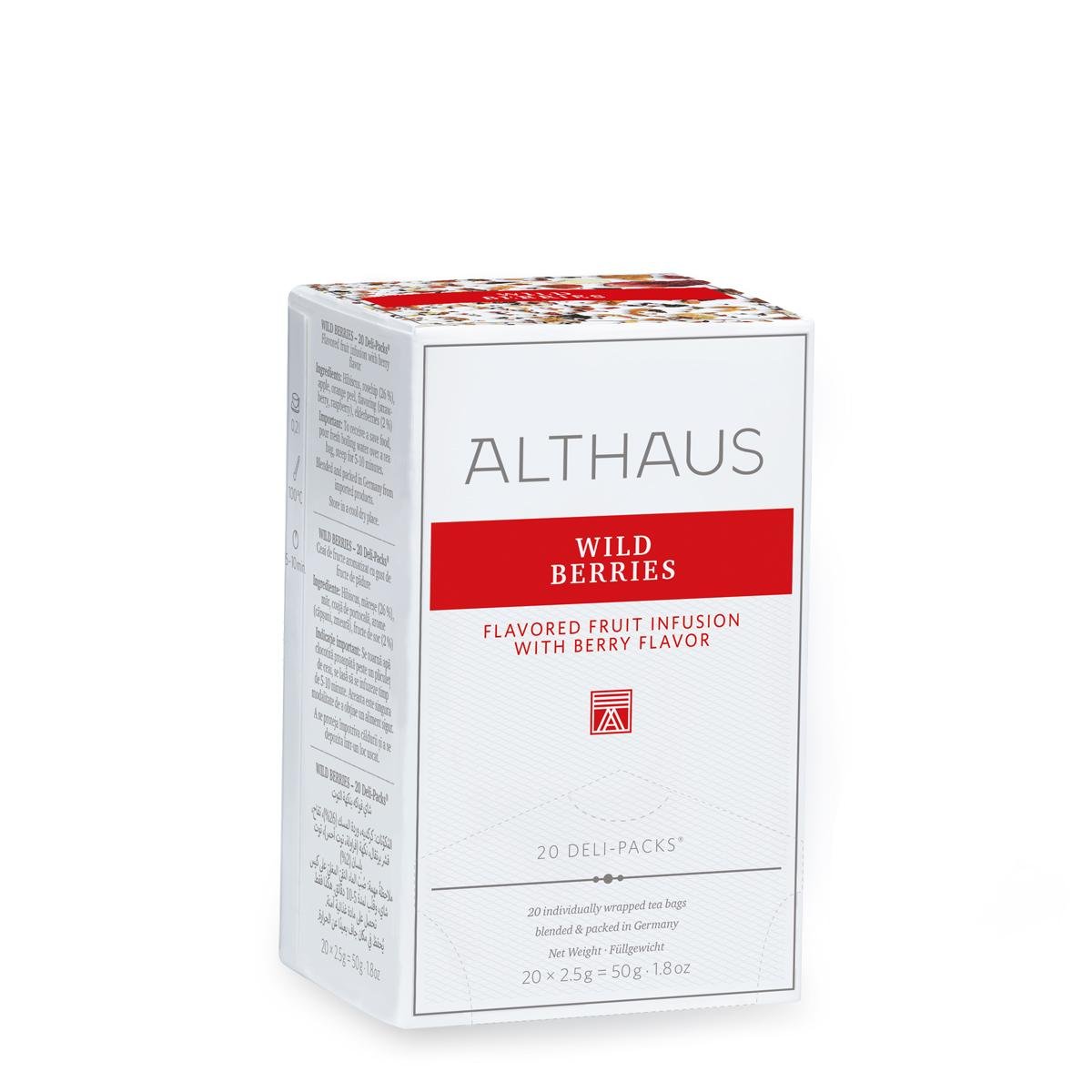 Чай Althaus Wild Berries Лісові ягоди/Каркаде 20 пакетиків (10010637)