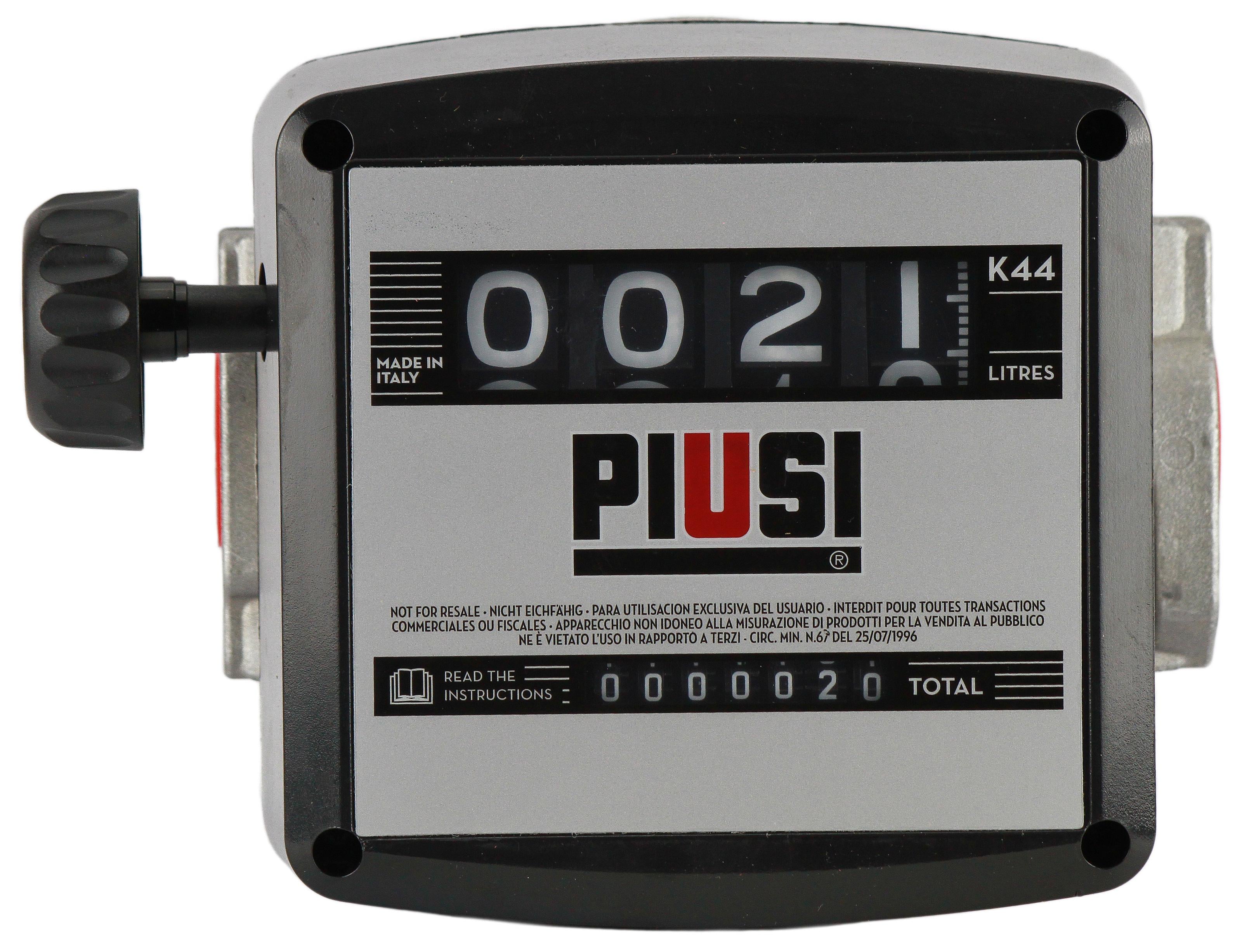 Счетчик механический для дизельного топлива Piusi K44 до 120 л/мин BSPP 1"