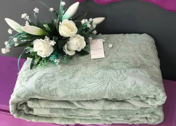 Простынь махровая Maison D'or Sanda полуторная 160x240 см Sage (2000022264857) - фото 6 Простынь махровая Maison D'or Sanda полуторная 160x240 см Sage (2000022264857) - фото 6