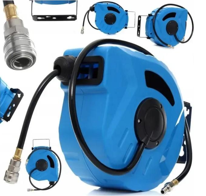 Катушка со шлангом садовая Kraft&Dele поливочный 20 м настенная катушка - фото 8 Катушка со шлангом садовая Kraft&Dele поливочный 20 м настенная катушка - фото 8