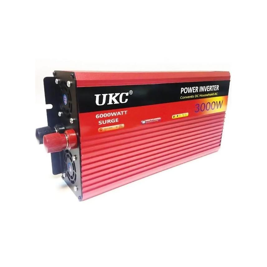 Инвертор преобразователь синусоидный UKC AR-3000M 12V-220V 3000W - фото 1