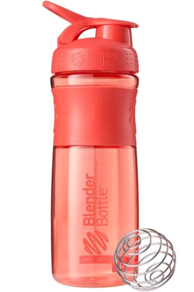 Шейкер спортивний Blender Bottle SportMixer Flip 28 oz/820 мл Coral - фото 1