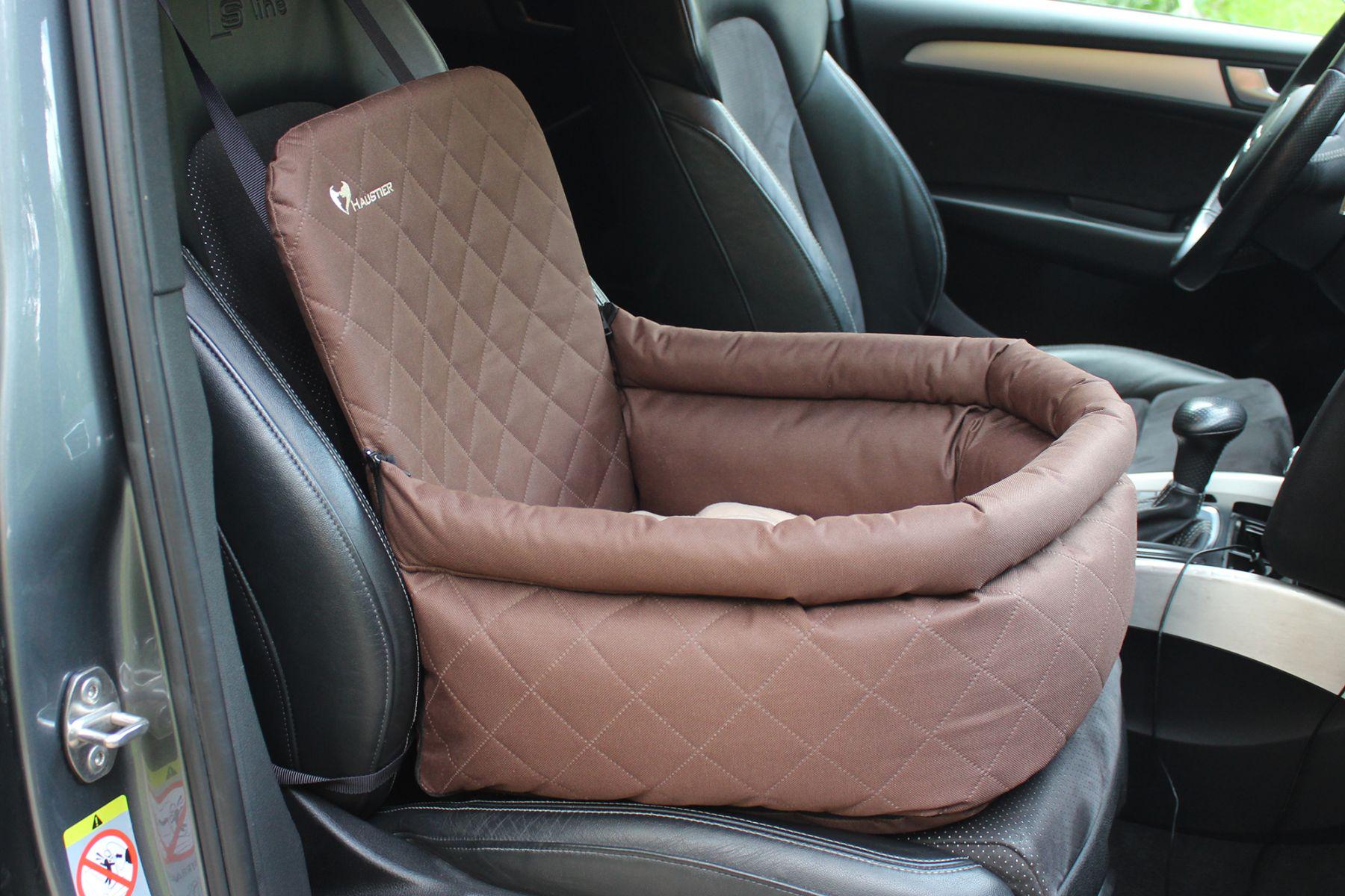 Автокрісло для Собак Haustier Elegant Brown M 45x45x24x52см (HT2-2-058) - фото 2 Автокрісло для Собак Haustier Elegant Brown M 45x45x24x52см (HT2-2-058) - фото 2