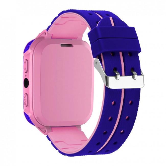 Детские смарт часы-телефон Smart Baby Watch Aishi Q12 Mint Pink с GPS - фото 4