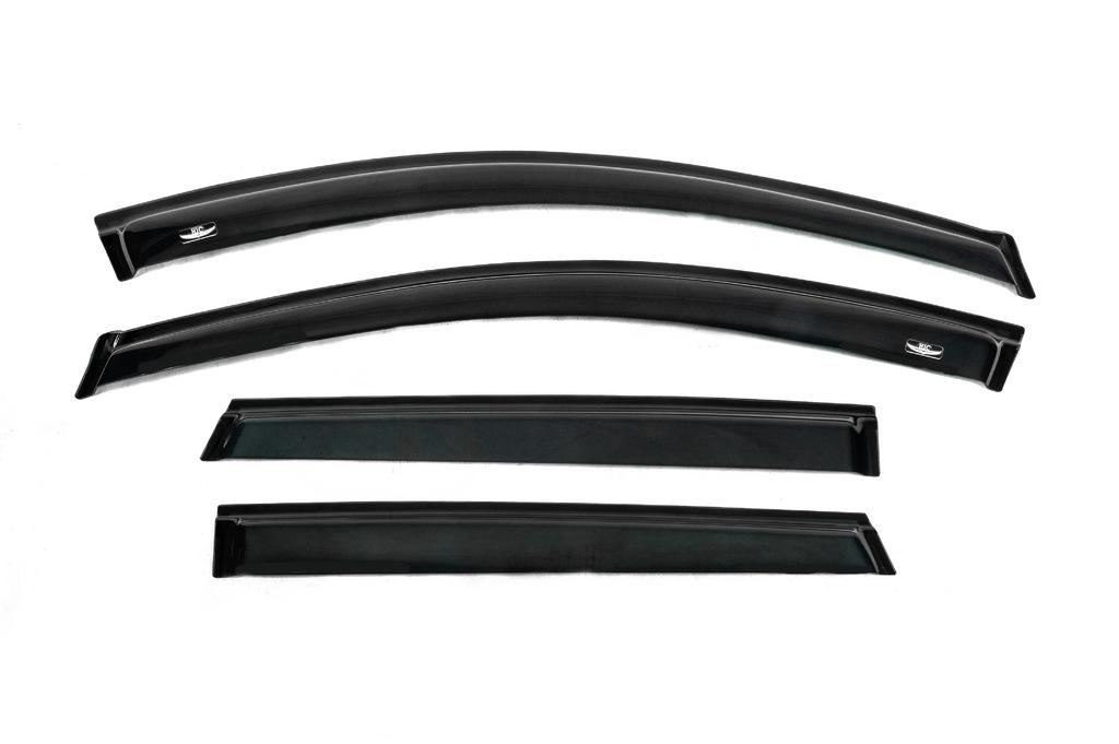 Ветровики SW HIC для Ford Focus II 2008-2011 гг. поликарбонат Черный