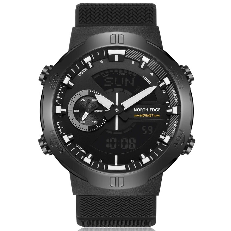 Годинник чоловічий водостійкий спортивний тактичний North Edge Hornet (11102)